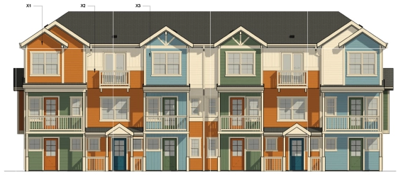 Townhome Middle Unit
